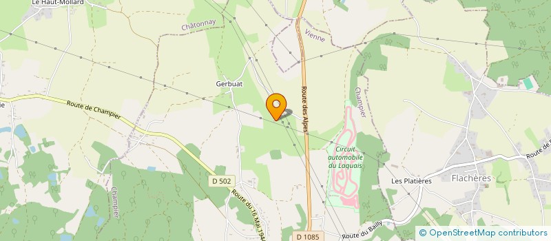 localisation de l'entreprise MADAME AXELLE PITET  CHAMPIER