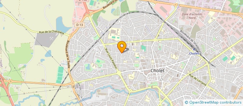 localisation de l'entreprise MADAME AXELLE PLAIRE à CHOLET