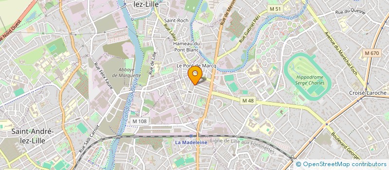 localisation de l'entreprise MADAME AXELLE PREVOST à MARCQ-EN-BARŒUL