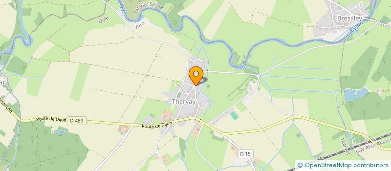 localisation de l'entreprise MADAME AXELLE RABBE  THERVAY