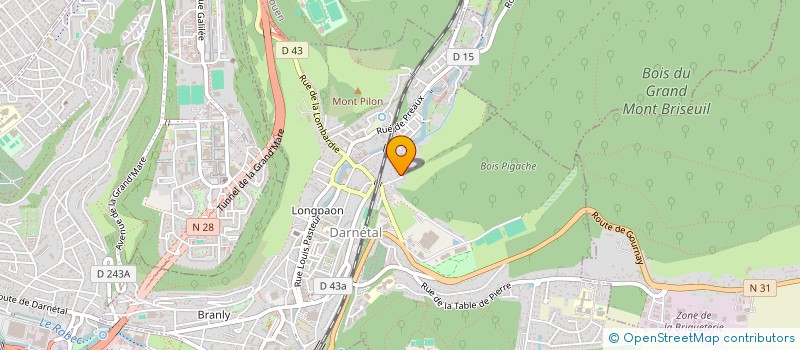 localisation de l'entreprise MADAME AXELLE RADOSAVLJEVIC  DARNETAL