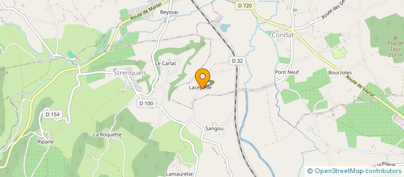 localisation de l'entreprise MADAME AXELLE RANCHIN  CONDAT