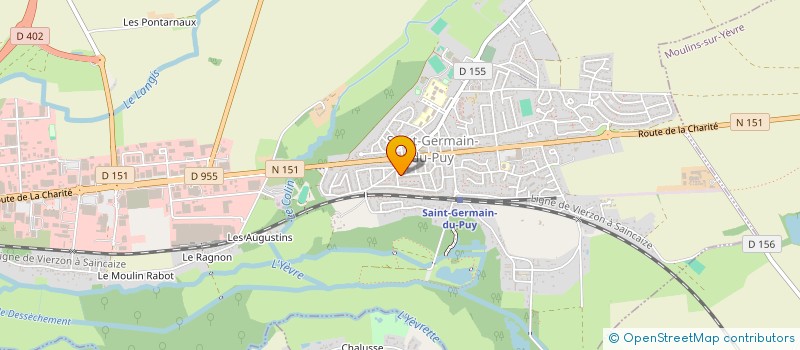 localisation de l'entreprise MADAME AXELLE REBOUX  SAINT-GERMAIN-DU-PUY