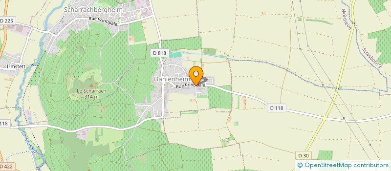 localisation de l'entreprise MADAME AXELLE REGENT  DAHLENHEIM