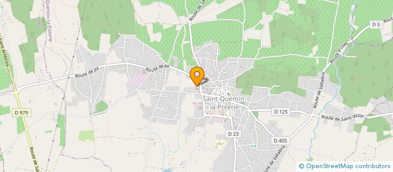 localisation de l'entreprise MADAME AXELLE REYDIT à SAINT-QUENTIN-LA-POTERIE