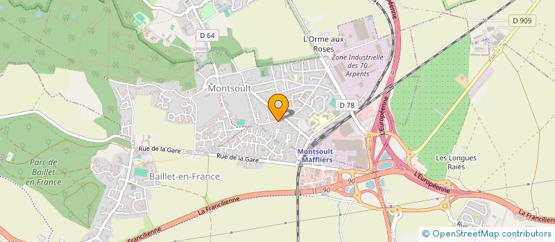 localisation de l'entreprise MADAME AXELLE REYGADE  MONTSOULT