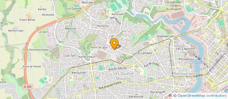 localisation de l'entreprise MADAME AXELLE RIVAT à BREST