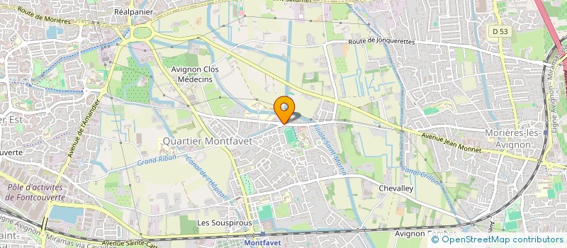 localisation de l'entreprise MADAME AXELLE RIVIERE  AVIGNON