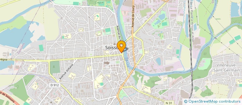 localisation de l'entreprise MADAME AXELLE SALAUN à SOISSONS
