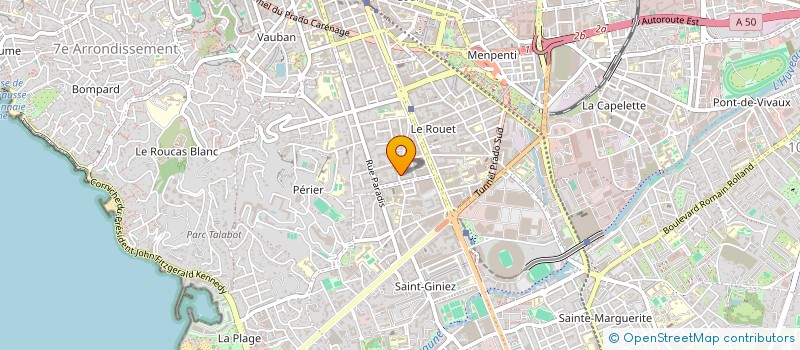 localisation de l'entreprise MADAME AXELLE SEKSIK  MARSEILLE