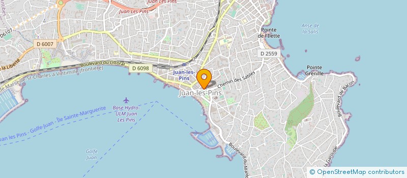 localisation de l'entreprise MADAME AXELLE SERGUIEFF à ANTIBES