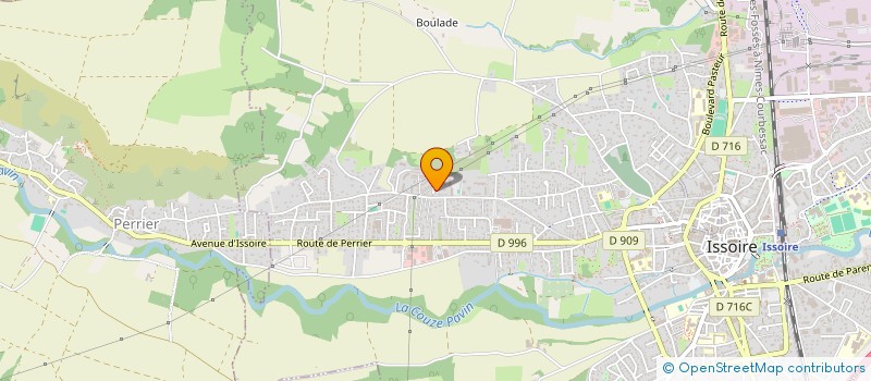 localisation de l'entreprise MADAME AXELLE SIMON  ISSOIRE