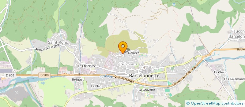 localisation de l'entreprise MADAME AXELLE STORDEUR à BARCELONNETTE