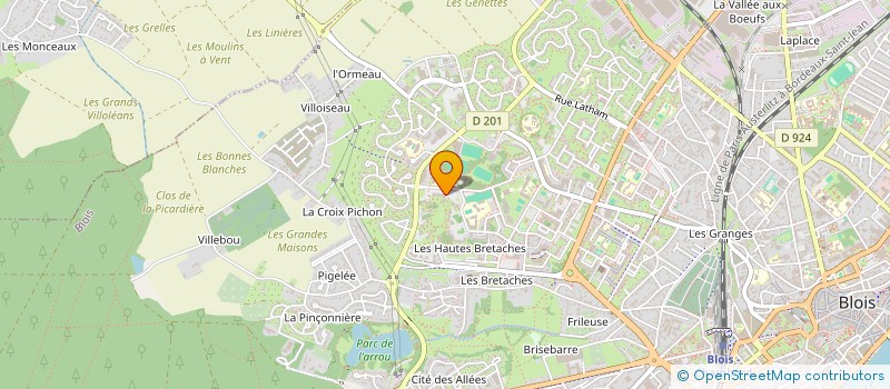 localisation de l'entreprise MADAME AXELLE STRICHER à BLOIS