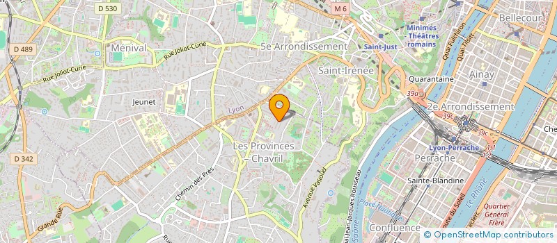 localisation de l'entreprise MADAME AXELLE TAVERNIER  SAINTE-FOY-LES-LYON