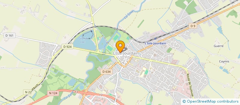 localisation de l'entreprise MADAME AXELLE VALLART  L'ISLE-JOURDAIN