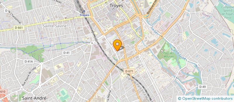 localisation de l'entreprise MADAME AXELLE VALLET à TROYES