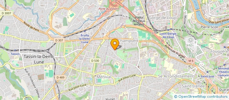 localisation de l'entreprise MADAME AXELLE VANDROUX à LYON