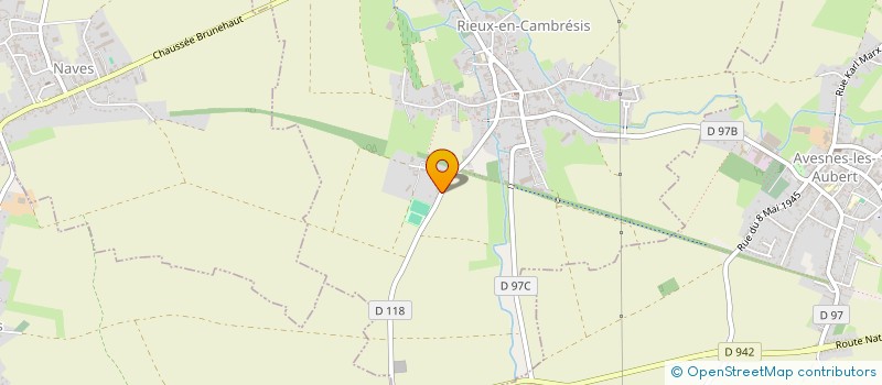 localisation de l'entreprise MADAME AXELLE VERDIN  RIEUX-EN-CAMBRESIS