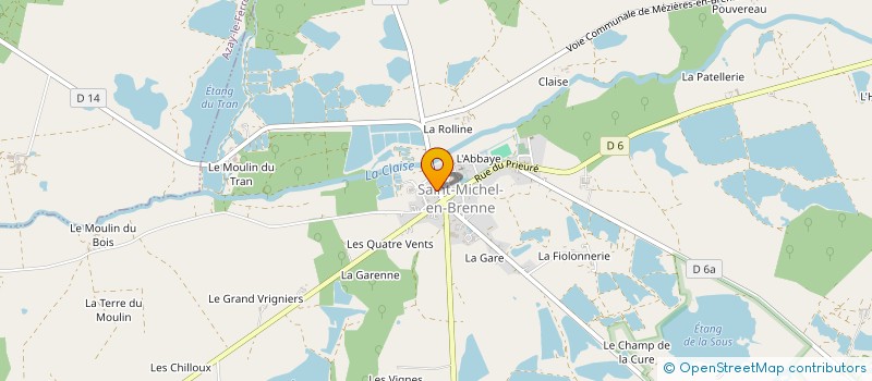 localisation de l'entreprise MADAME AXELLE VIAUVY à SAINT-MICHEL-EN-BRENNE