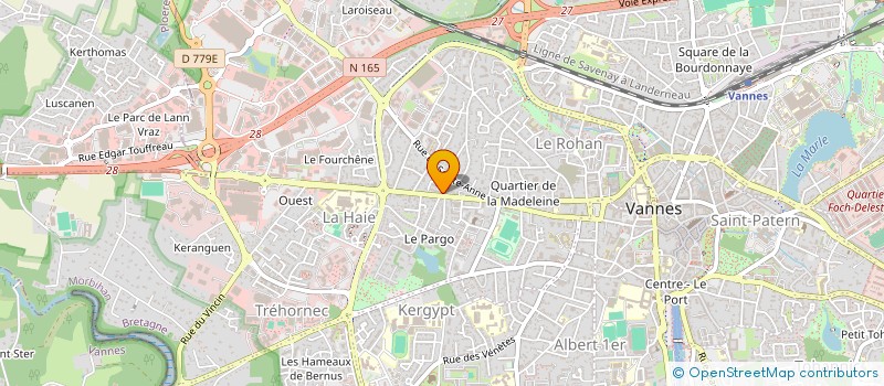 localisation de l'entreprise MADAME AXELLE VICAIRE à VANNES