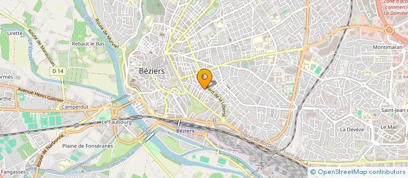 localisation de l'entreprise MADAME AXELLE VILETTE  THEZAN-LES-BEZIERS