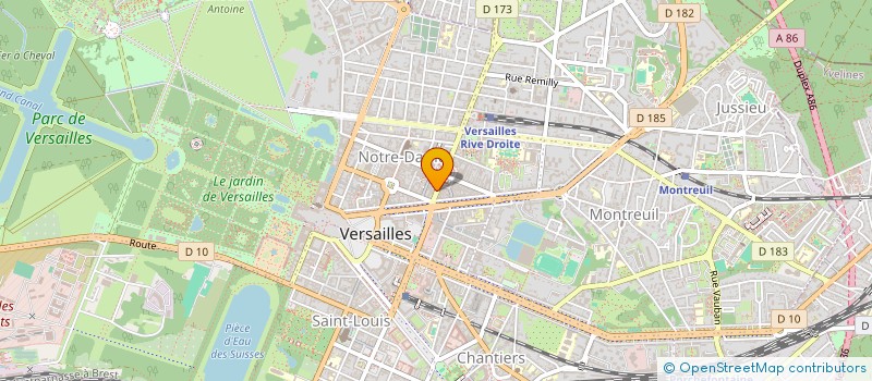 localisation de l'entreprise MADAME AXELLE VINCENT à VERSAILLES