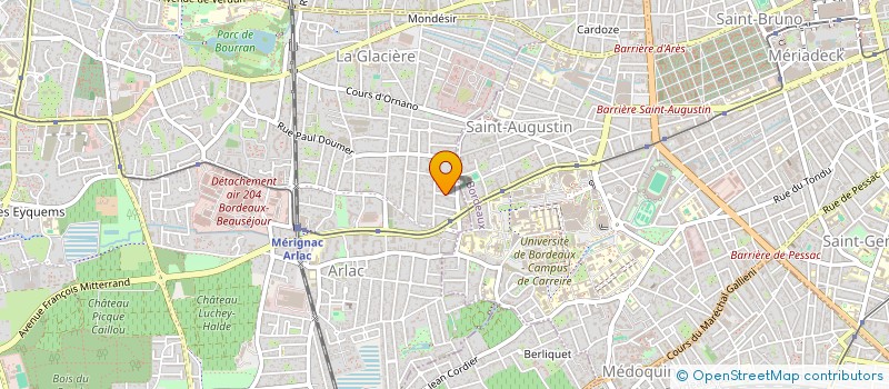 localisation de l'entreprise MADAME AXELLE WIDMER  MERIGNAC