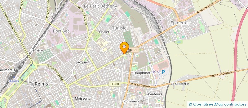 localisation de l'entreprise MADAME AYA ATIK  REIMS