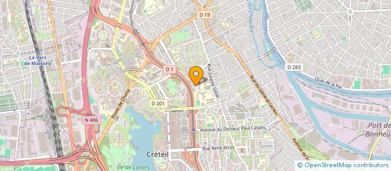 localisation de l'entreprise MADAME AYA BAAZIZ  CRETEIL