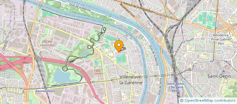 localisation de l'entreprise MADAME AYA BENAMAR  VILLENEUVE-LA-GARENNE