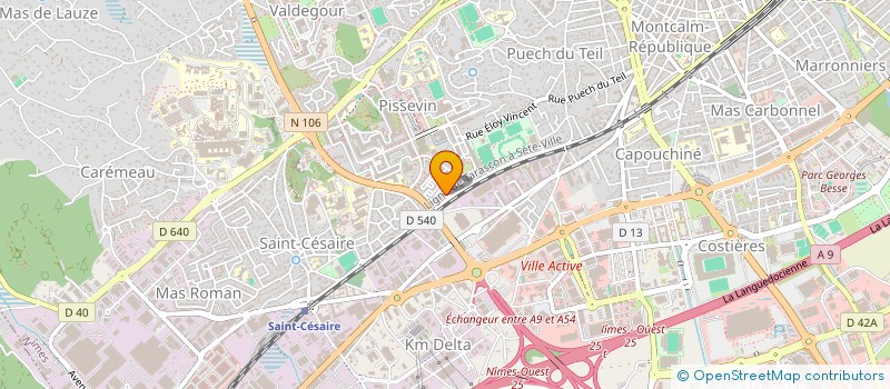 localisation de l'entreprise MADAME AYA BENARBIA  NIMES