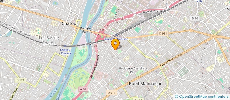 localisation de l'entreprise MADAME AYA BONI à RUEIL-MALMAISON