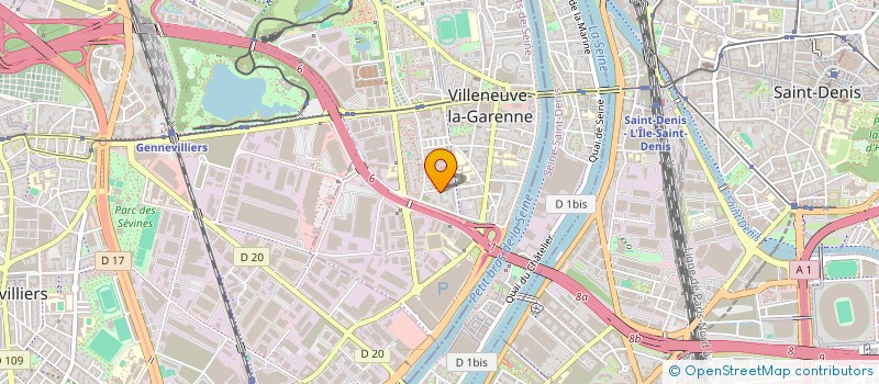 localisation de l'entreprise MADAME AYA BOUTAGHANE  VILLENEUVE-LA-GARENNE