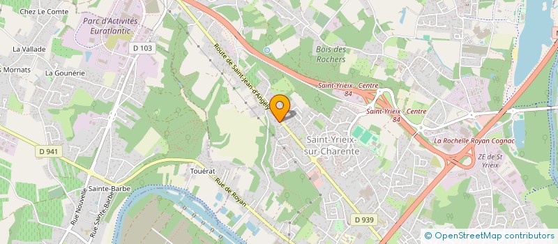 localisation de l'entreprise MADAME AYA DABBAS à SAINT-YRIEIX-SUR-CHARENTE
