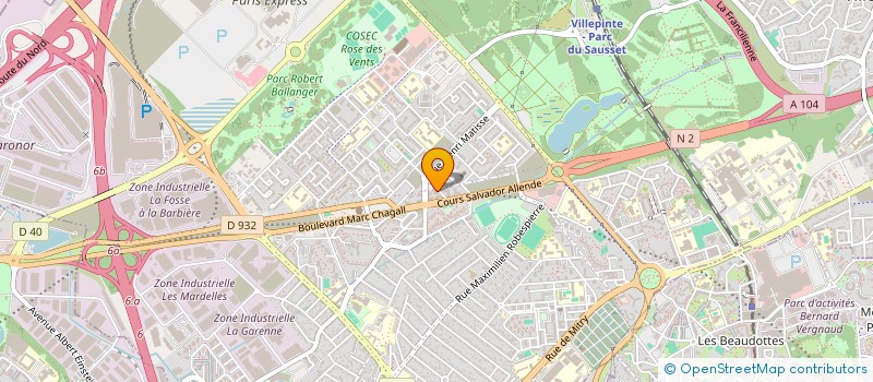 localisation de l'entreprise MADAME AYA DAOUD  AULNAY-SOUS-BOIS