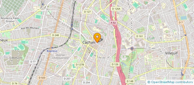 localisation de l'entreprise MADAME AYA DJENDI  CACHAN