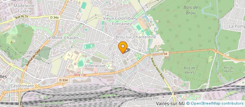 localisation de l'entreprise MADAME AYA EL IDRISSI  BROU-SUR-CHANTEREINE