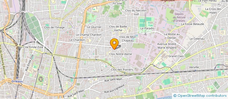 localisation de l'entreprise MADAME AYA ETTIKANOUIN à ORLEANS