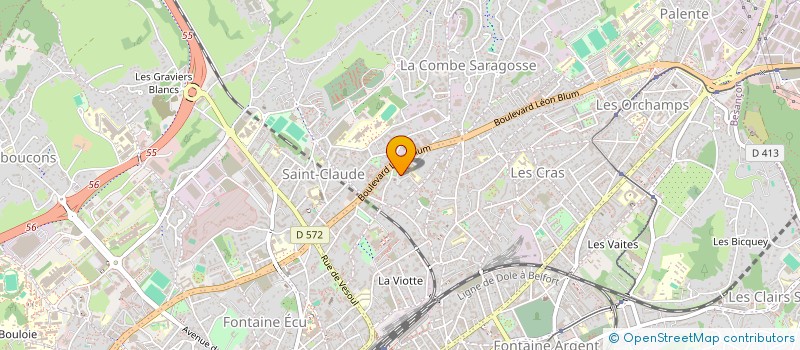 localisation de l'entreprise MADAME AYA KHABAZI  BESANCON