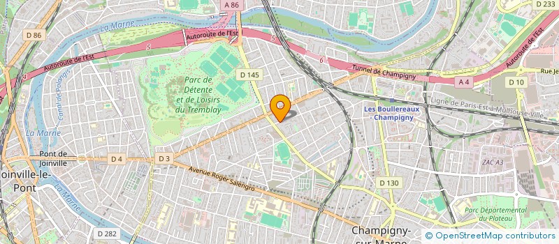 localisation de l'entreprise MADAME AYA KONAN  CHAMPIGNY-SUR-MARNE