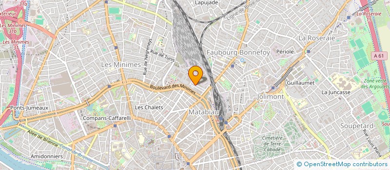 localisation de l'entreprise MADAME AYA LAHNECH  TOULOUSE