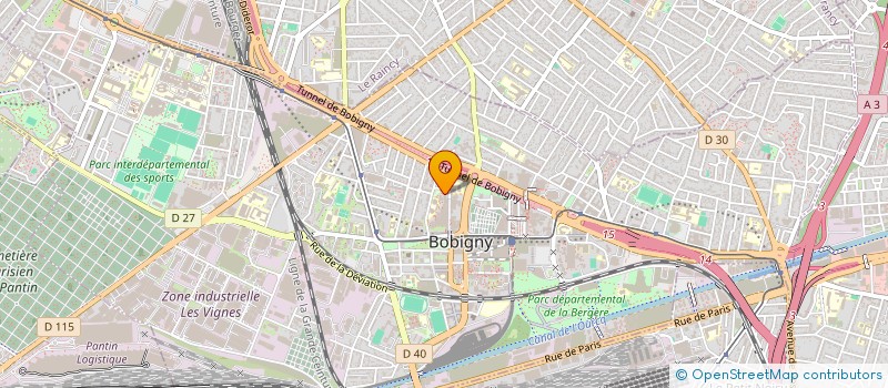 localisation de l'entreprise MADAME AYA MANAI  BOBIGNY