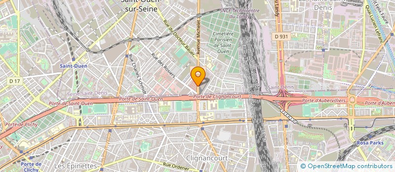 localisation de l'entreprise MADAME AYA OKAMOTO à SAINT-OUEN-SUR-SEINE