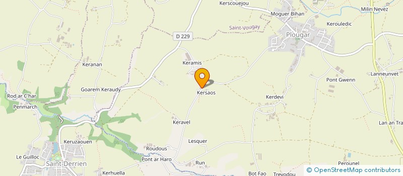 localisation de l'entreprise MADAME AYA PIRMAN  PLOUGAR