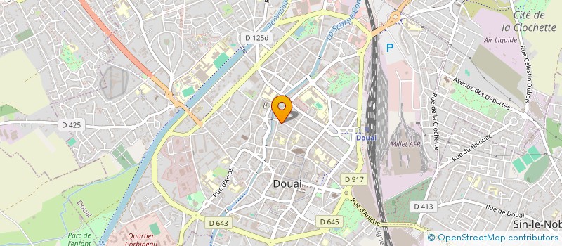 localisation de l'entreprise MADAME AYA SMAHI à DOUAI