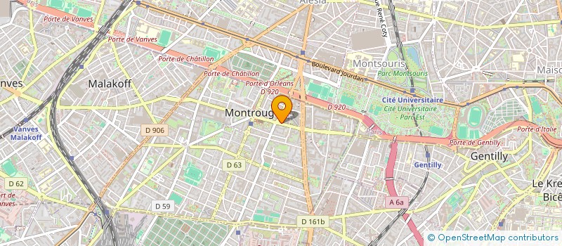localisation de l'entreprise MADAME AYA YAMANAKA à MONTROUGE