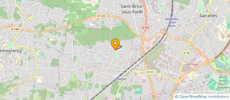 localisation de l'entreprise MADAME AYA ZAIDI  GROSLAY