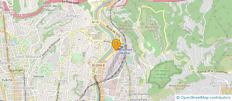 localisation de l'entreprise MADAME AYABAVI WOBUBE KOSHIGAN à NICE