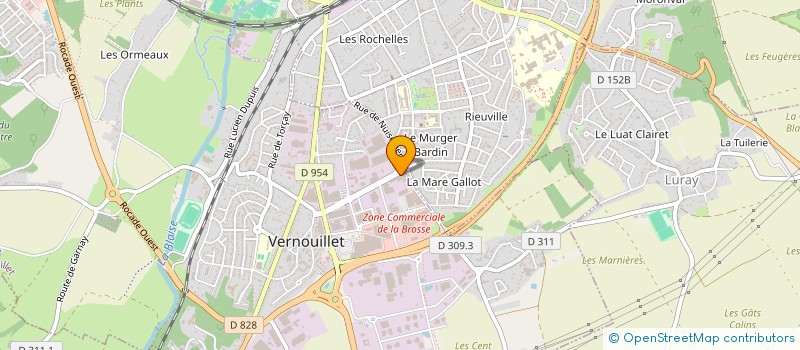 localisation de l'entreprise MADAME AYAH STITOU à VERNOUILLET